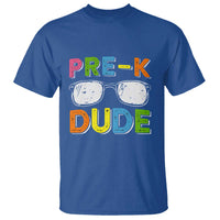 Pre-K Dude T Shirt First Day Of School Glasses Nerd - Wonder Print Shop