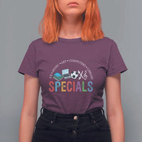 Special Teacher T Shirt For Women School Subjects The Best Part Of The Day - Wonder Print Shop