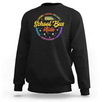 School Bus Aide Sweatshirt Back To School Matching Group Squad - Wonder Print Shop