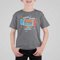 Game Over School Loading T Shirt For Kid Game Console Pencil End Summer - Wonder Print Shop