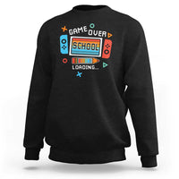 Game Over School Loading Sweatshirt Game Console Pencil End Summer - Wonder Print Shop
