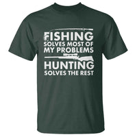 Funny Hunter T Shirt Fishing And Hunting Father's Day - Wonder Print Shop