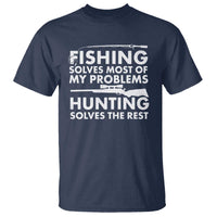 Funny Hunter T Shirt Fishing And Hunting Father's Day - Wonder Print Shop