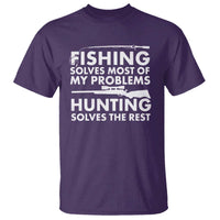 Funny Hunter T Shirt Fishing And Hunting Father's Day - Wonder Print Shop