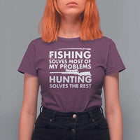 Funny Hunter T Shirt For Women Fishing And Hunting Father's Day - Wonder Print Shop