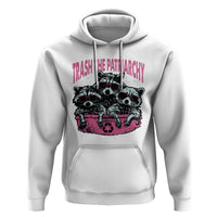 Funny Trash The Patriarchy Hoodie Feral Feminist Racoon - Wonder Print Shop