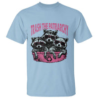 Funny Trash The Patriarchy T Shirt Feral Feminist Racoon - Wonder Print Shop