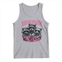 Funny Trash The Patriarchy Tank Top Feral Feminist Racoon - Wonder Print Shop