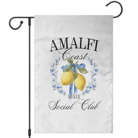 Amalfi Italy Coast Social Club Garden Flag Coquette Bow Lemon Travel - Wonder Print Shop