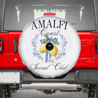 Amalfi Italy Coast Social Club Spare Tire Cover Coquette Bow Lemon Travel - Wonder Print Shop