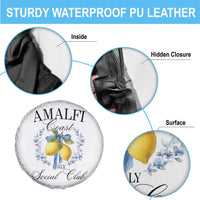 Amalfi Italy Coast Social Club Spare Tire Cover Coquette Bow Lemon Travel - Wonder Print Shop