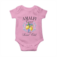 Amalfi Italy Coast Social Club Baby Onesie Coquette Bow Lemon Travel - Wonder Print Shop