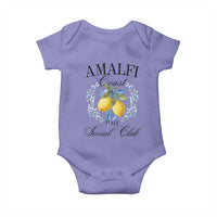 Amalfi Italy Coast Social Club Baby Onesie Coquette Bow Lemon Travel - Wonder Print Shop