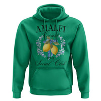 Amalfi Italy Coast Social Club Hoodie Coquette Bow Lemon Travel - Wonder Print Shop