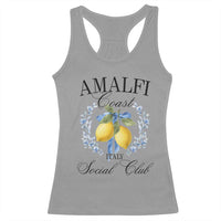 Amalfi Italy Coast Social Club Racerback Tank Top Coquette Bow Lemon Travel - Wonder Print Shop