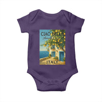 Italian Summer Amalfi Coast Baby Onesie Ciao Bella Italy Lemon - Wonder Print Shop