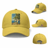 Italian Summer Amalfi Coast Baseball Cap Ciao Bella Italy Lemon