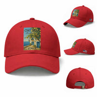 Italian Summer Amalfi Coast Baseball Cap Ciao Bella Italy Lemon