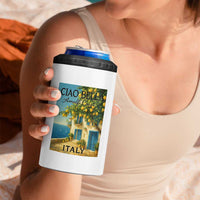 Italian Summer Amalfi Coast 4 in 1 Can Cooler Tumbler Ciao Bella Italy Lemon - Wonder Print Shop