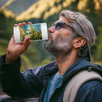 Italian Summer Amalfi Coast 4 in 1 Can Cooler Tumbler Ciao Bella Italy Lemon - Wonder Print Shop