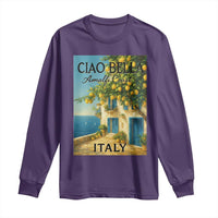 Italian Summer Amalfi Coast Long Sleeve Shirt Ciao Bella Italy Lemon - Wonder Print Shop