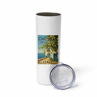 Italian Summer Amalfi Coast Skinny Tumbler Ciao Bella Italy Lemon - Wonder Print Shop