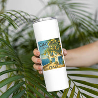 Italian Summer Amalfi Coast Skinny Tumbler Ciao Bella Italy Lemon - Wonder Print Shop