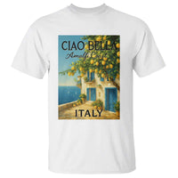Italian Summer Amalfi Coast T Shirt Ciao Bella Italy Lemon - Wonder Print Shop