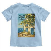 Italian Summer Amalfi Coast Toddler T Shirt Ciao Bella Italy Lemon - Wonder Print Shop