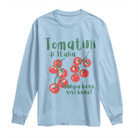 Italian Tomato Long Sleeve Shirt Tomatini Di Italia Vegetable Garden Lover - Wonder Print Shop