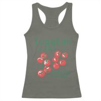 Italian Tomato Racerback Tank Top Tomatini Di Italia Vegetable Garden Lover - Wonder Print Shop