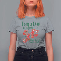 Italian Tomato T Shirt For Women Tomatini Di Italia Vegetable Garden Lover - Wonder Print Shop