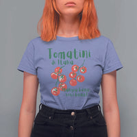 Italian Tomato T Shirt For Women Tomatini Di Italia Vegetable Garden Lover - Wonder Print Shop
