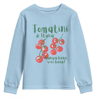 Italian Tomato Youth Sweatshirt Tomatini Di Italia Vegetable Garden Lover - Wonder Print Shop