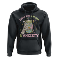 Funny Fueled By Matcha And Anxiety Hoodie Matcha Lover - Wonder Print Shop