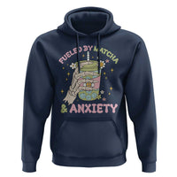 Funny Fueled By Matcha And Anxiety Hoodie Matcha Lover - Wonder Print Shop