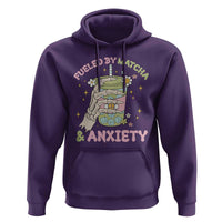 Funny Fueled By Matcha And Anxiety Hoodie Matcha Lover - Wonder Print Shop