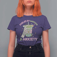 Funny Fueled By Matcha And Anxiety T Shirt For Women Matcha Lover - Wonder Print Shop