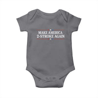 Funny 2 Stroke Motocross Lover Baby Onesie Make America 2 Stroke Again