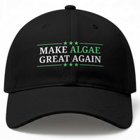Make Algae Great Again Baseball Cap Funny Political Satire Lincoln Reflecting Pool