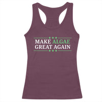 Make Algae Great Again Racerback Tank Top Funny Political Satire Lincoln Reflecting Pool