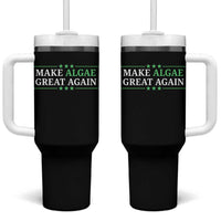 Make Algae Great Again Tumbler With Handle Funny Political Satire Lincoln Reflecting Pool