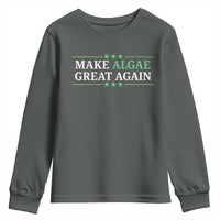 Make Algae Great Again Youth Sweatshirt Funny Political Satire Lincoln Reflecting Pool