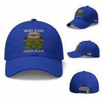 Make Algae Great Again Baseball Cap Funny Lincoln Memorial Reflecting Pool