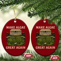 Make Algae Great Again Ceramic Ornament Funny Lincoln Memorial Reflecting Pool