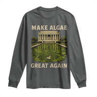 Make Algae Great Again Long Sleeve Shirt Funny Lincoln Memorial Reflecting Pool