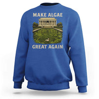 Make Algae Great Again Sweatshirt Funny Lincoln Memorial Reflecting Pool
