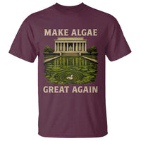 Make Algae Great Again T Shirt Funny Lincoln Memorial Reflecting Pool