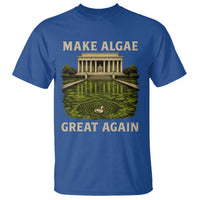 Make Algae Great Again T Shirt Funny Lincoln Memorial Reflecting Pool