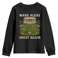 Make Algae Great Again Youth Sweatshirt Funny Lincoln Memorial Reflecting Pool
